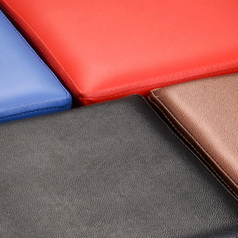 Modern Solid Color Pouf Standard Square Stain Resistant Cube for Living Room