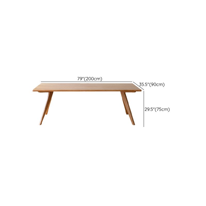 Brown 4 Legs Dining Room Dinner Kitchen Table Modern Dining Room Table