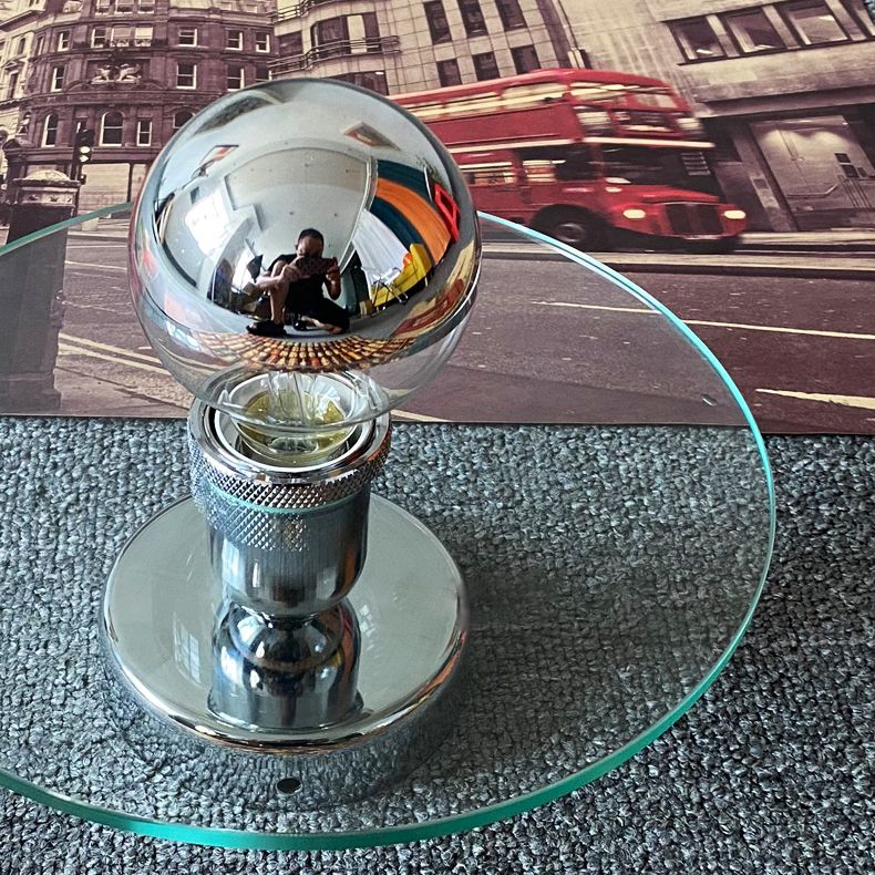 Circle Sconce Light Freeture in stile Contemporary Glass Clear Wall Lighting Freet