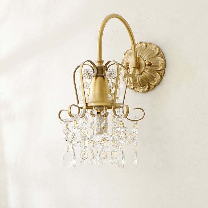 Unique Shape Metal Wall Lighting Modern Style 1 Light Wall Mounted Light