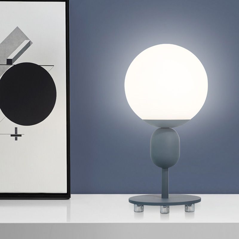 1 Kopfkugel Farbton Lesen leichter moderner Augenheiligenschreibtisch Licht für Kinderschlafzimmer