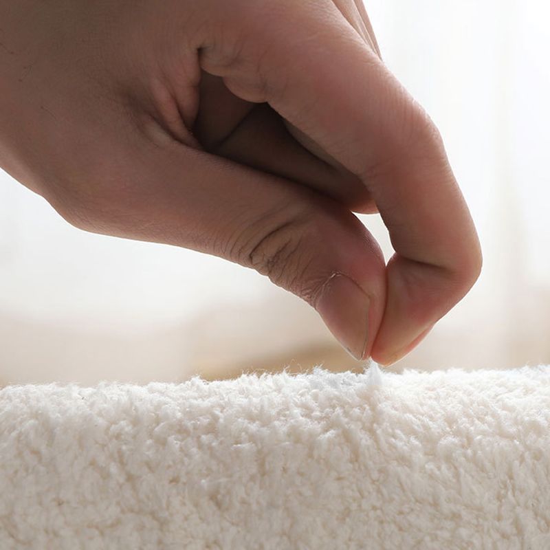 Tapis de couleur de contraste de tapis moderne beige tapis de support sans glissement pour décoration intérieure