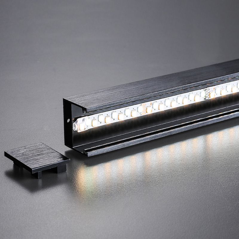 Linear Modern Flush Mount LED Metal Ceiling Mounted Light for Living Room
