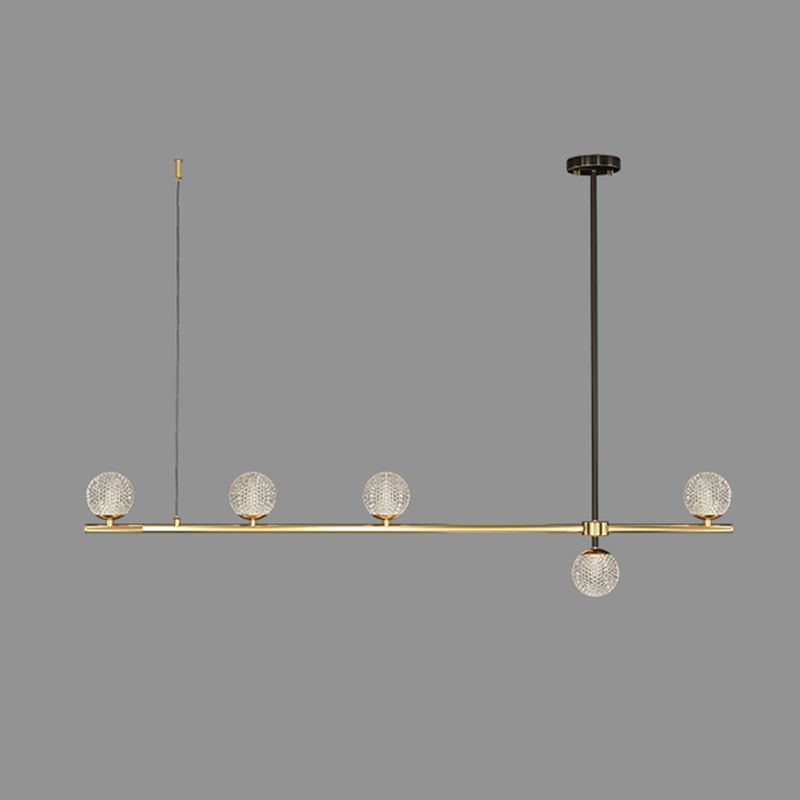 Fixes d'éclairage de l'île en acrylique Globe