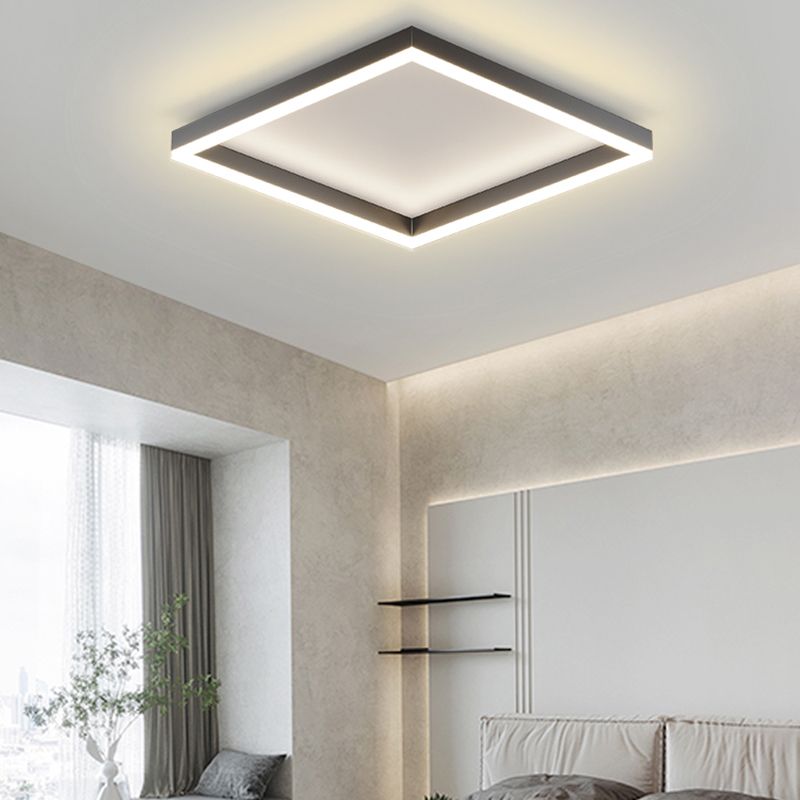 Modern Style Flush Mount Fixture Simplicity Flush Ceiling Light Fixture for Living Room