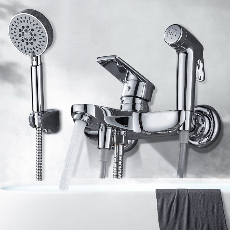 Popular Tub Filler Wall Mounted Lever Handle Fixed Tub Faucet Trim