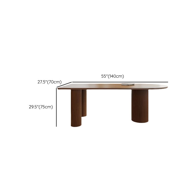 Simple Rectangle Dinner Table Dining Room Solid Wood Dining Table