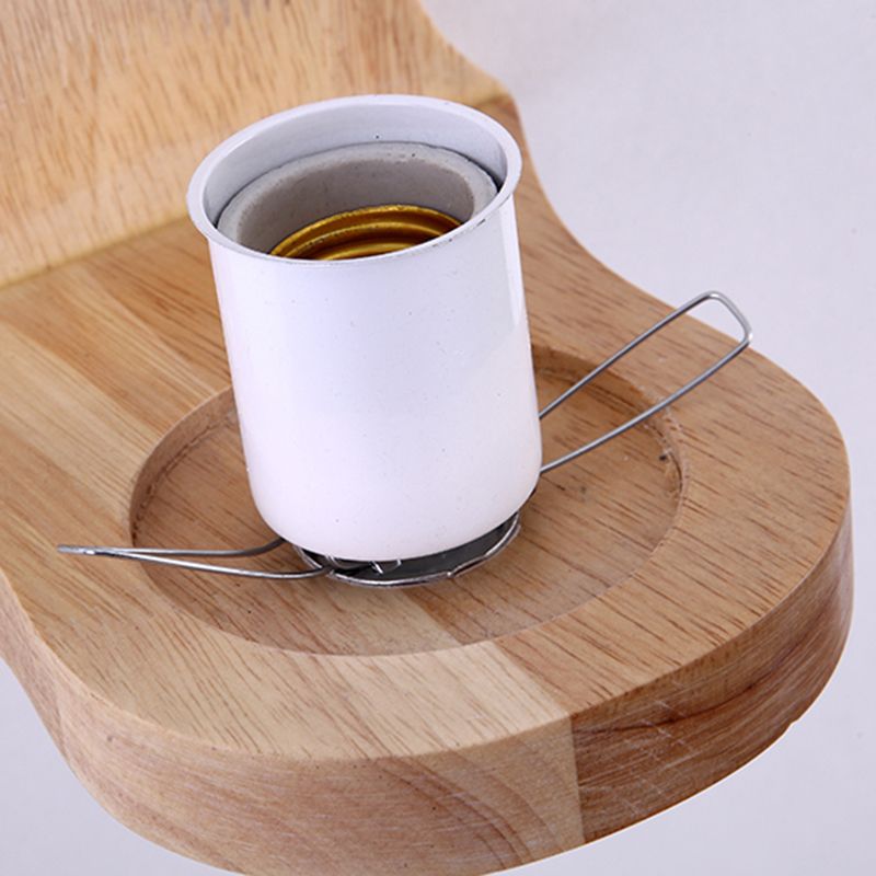 Japanese Style Wall Light Fixture Solid Wood Geometric Wall Sconce for Bedroom