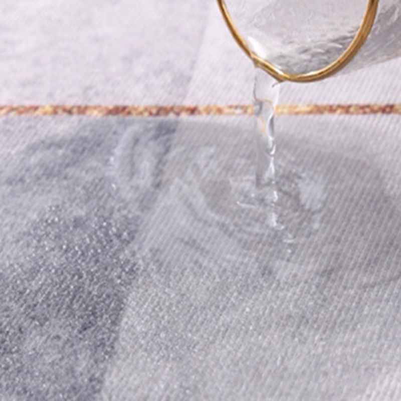 Contemporary Flowing Water Print Carpet Polyester Rug Non-Slip Backing Indoor Carpet for Living Room