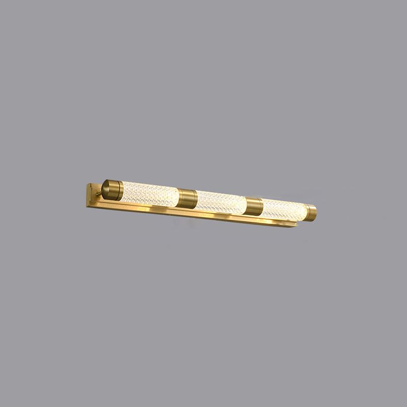 Moderne stijl messing ijdelheid wandlampen cilindrische multi -lights ijdelheid verlichting ideeën