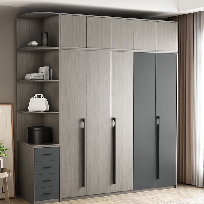 Manufactured Wood Storage Cabinet Modern Cabinet with Hinged Doors