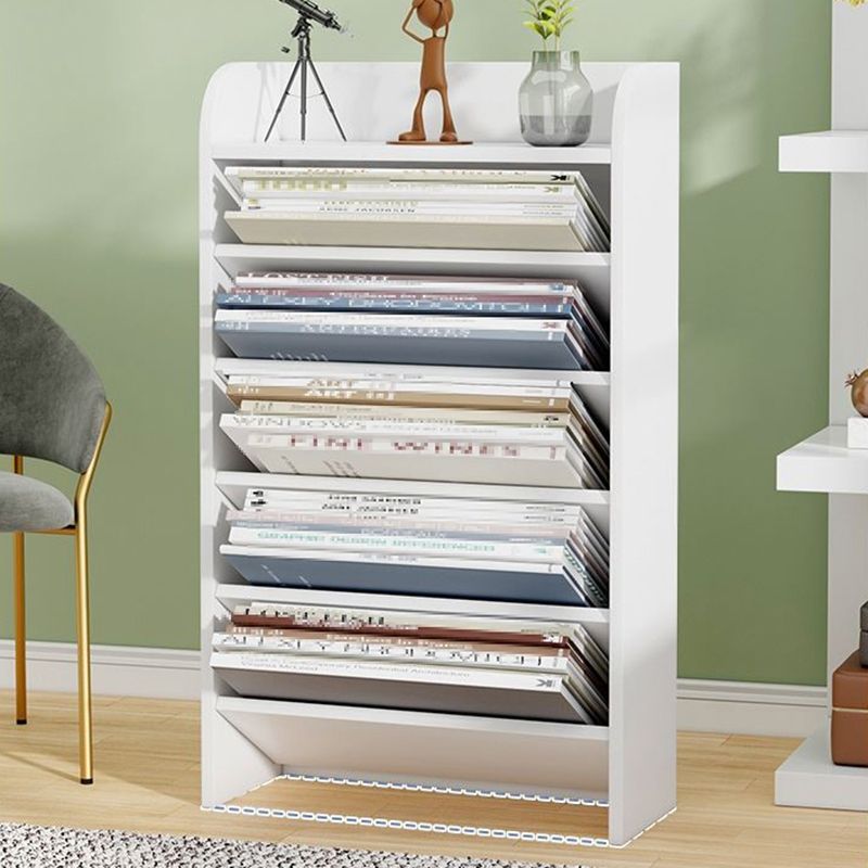 Libreria in legno fabbricato libreria verticale per classe, 15 "l x 3,9" w x 27,6 "h