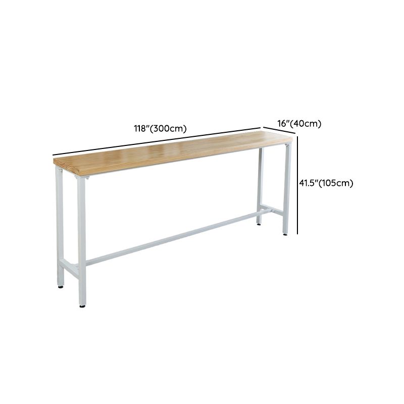 Contemporary Rectangle Bar Set 1/4/5/9 Pieces Solid Wood Bar Set for Dining Room