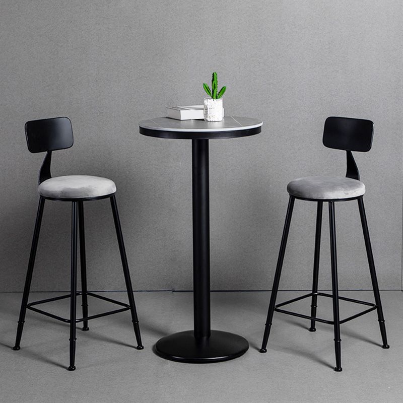 1/3 Pieces Counter Height Pub Set Modern Round Table and Stool Set