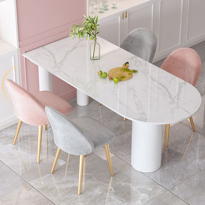 Glam Style Sintered Stone Dining Set 1/4/5 Pieces Dining Set for Dining Areas