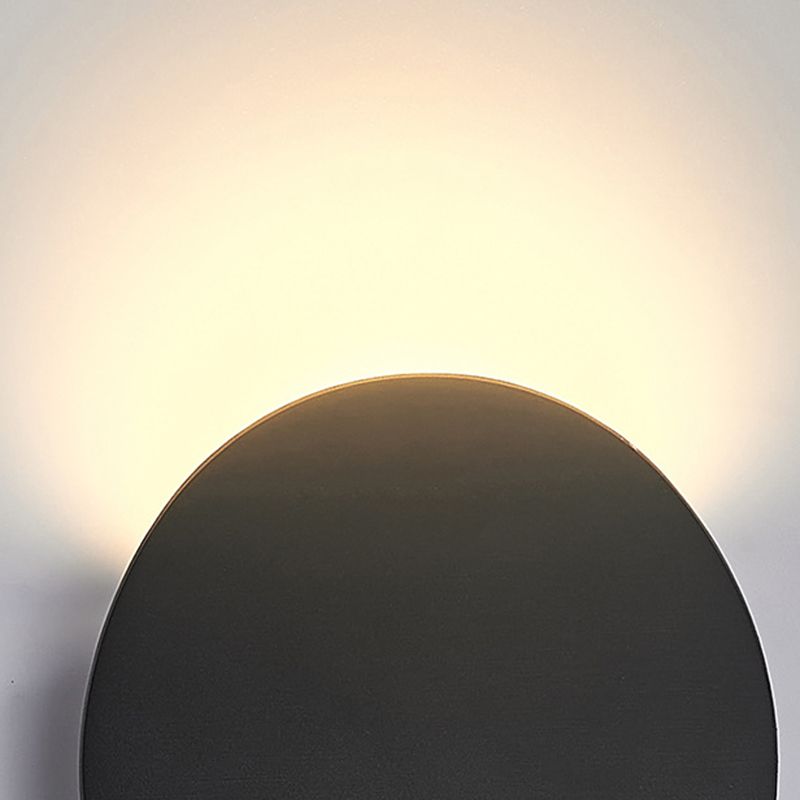 Contemporary Wall Sconce Curve Waterproof Sconce Lighting with Metal