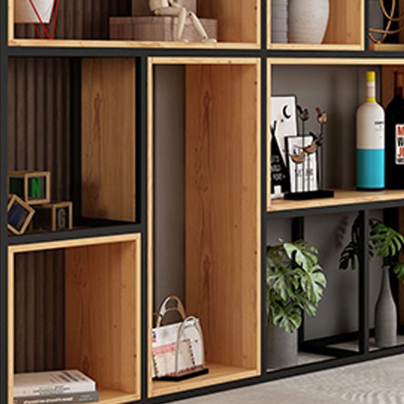 Open Etagere Bookcase Modern Style Shelf Bookcase with Shelves