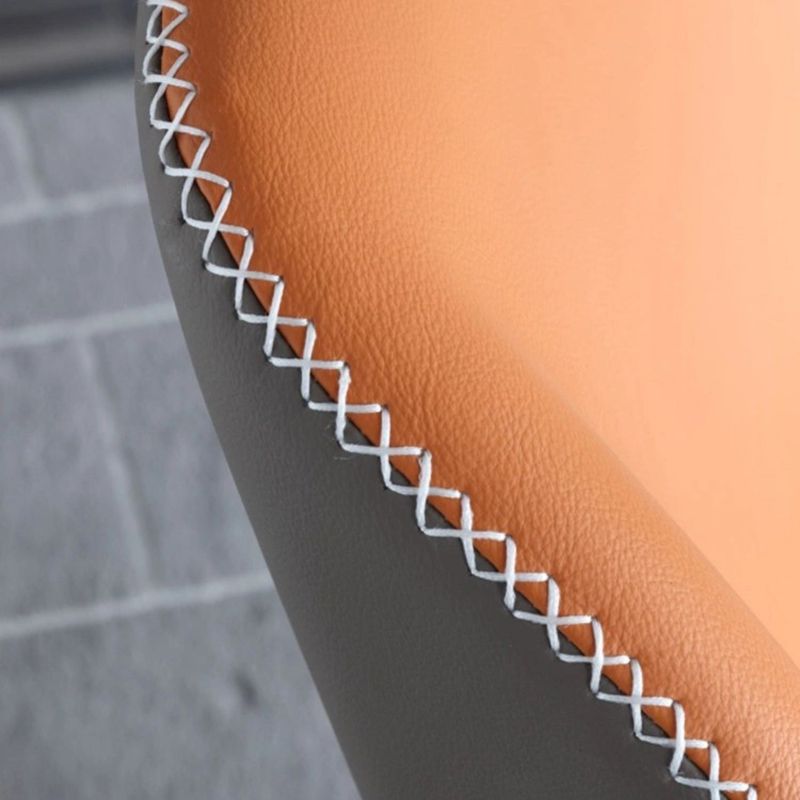 Contemporary Chair Faux Leather Dining Room Wingback Parsons Chair