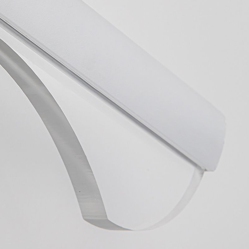 Metal Linear Wall Light Sconce Contemporary 1 Light Wall Mounted Lamp