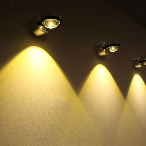 Contemporary Style Geometric Wall Mounted Lamps Metal Multi Lights Wall Lighting