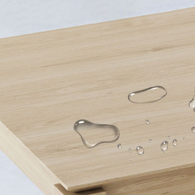 4 Legs Dining Table Solid Wood Dining Table with Natural Finish Legs