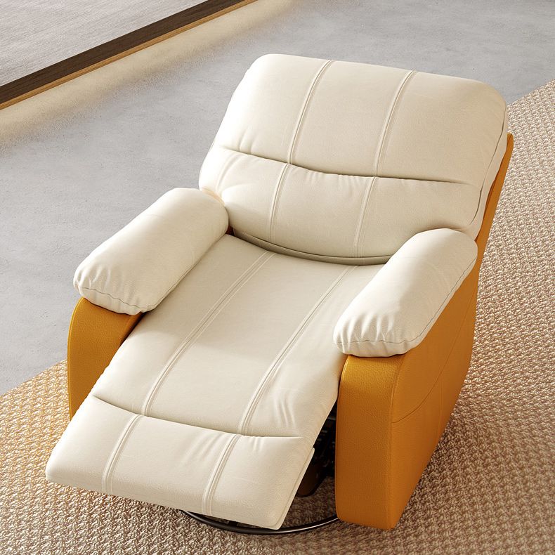Contemporary Rocking Standard Recliner 35.4" Wide Solid Color Recliner Chair