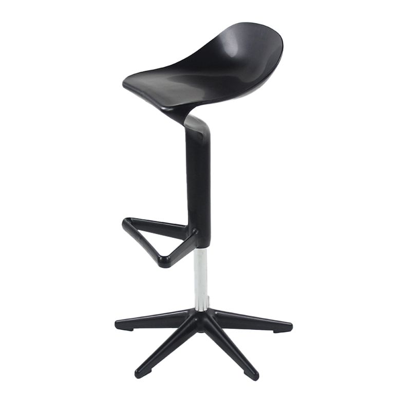 Indoor Modern Plastic Barstool Rotating Lifting Colorful Bar Stool