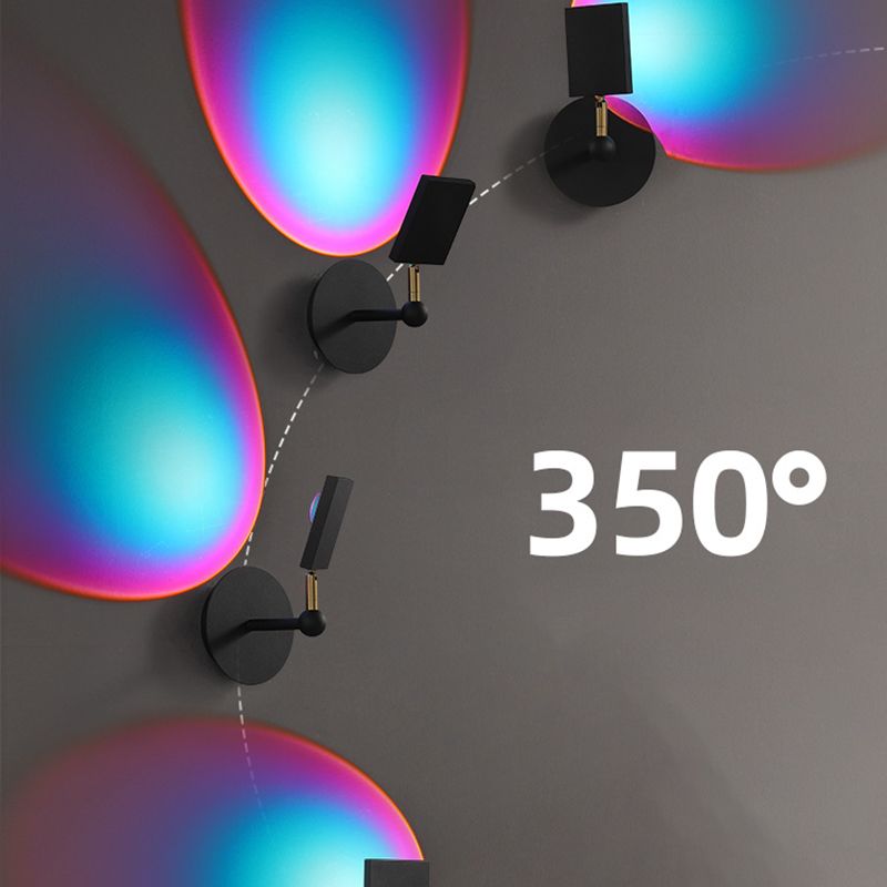 Idee armati di illuminazione a parete in metallo a LED a LED LED MODERNO ARMATO per camera da letto