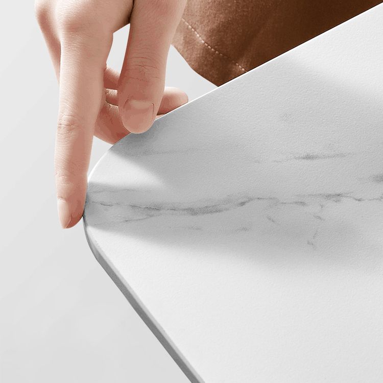 4-foot Stone Furniture Industrial Style Square Dining Table for Indoor