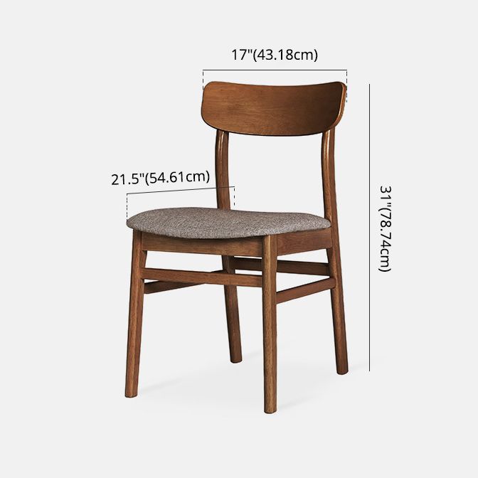 Modern Style Rectangle Dining Room Table Set Solid Wood Top Dinette Set with 4 Legs Table