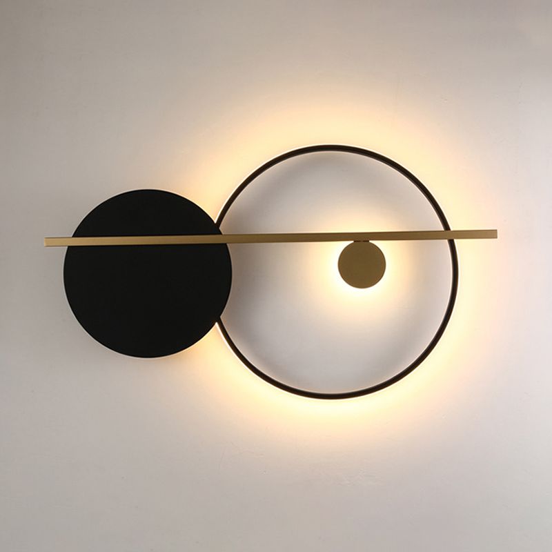 LED Bath Vanity Lighting Modern White/Black Wall Light for Bathroom