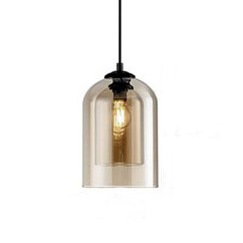 Minimalistischer Innenheizanhänger, klares Glas 1-Licht-Anhängerbeleuchtung für Innenräume