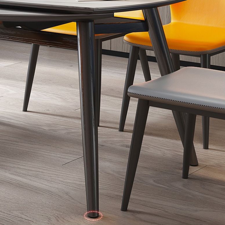 Ronde eettafel eigentijdse stijl drop blad eettafel met 4-voet