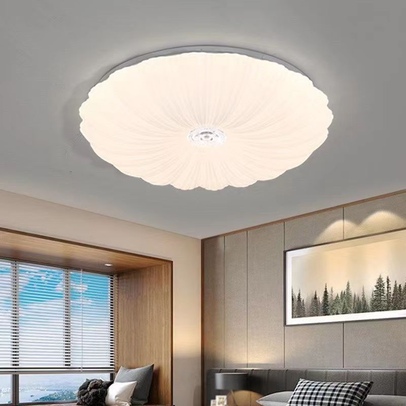 Round LED Ceiling Light Modern Ceiling Mount Light with Acrylic Shade for Kid's Room