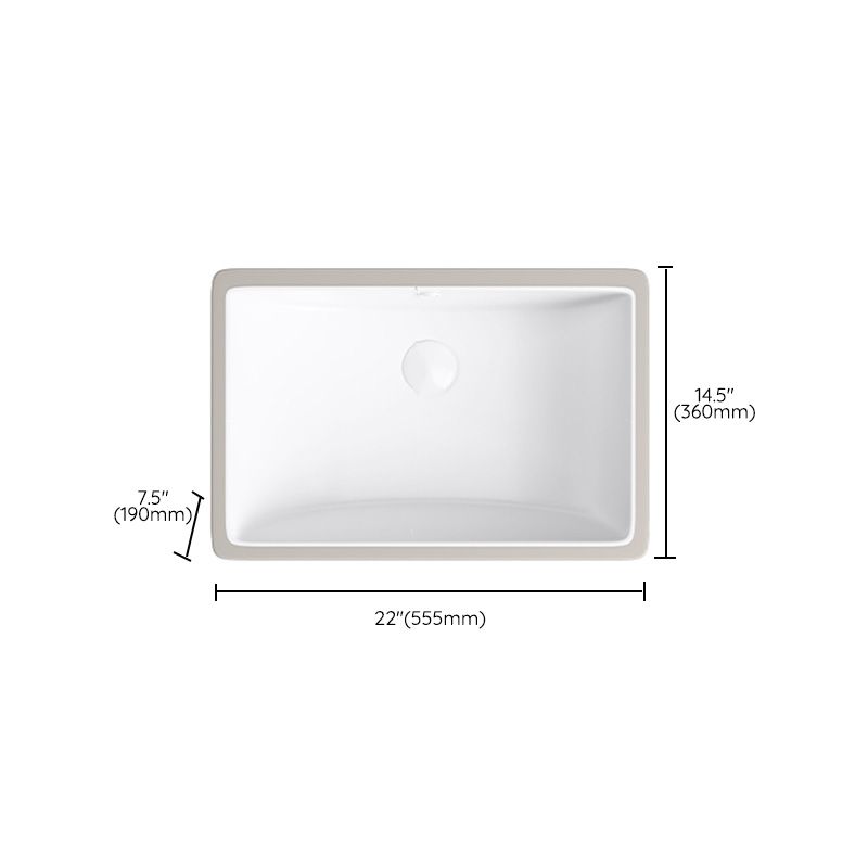 Modern Bathroom Sink Pop-Up Drain Porcelain Solid Color Oval-Shape Vessel Lavatory Sink