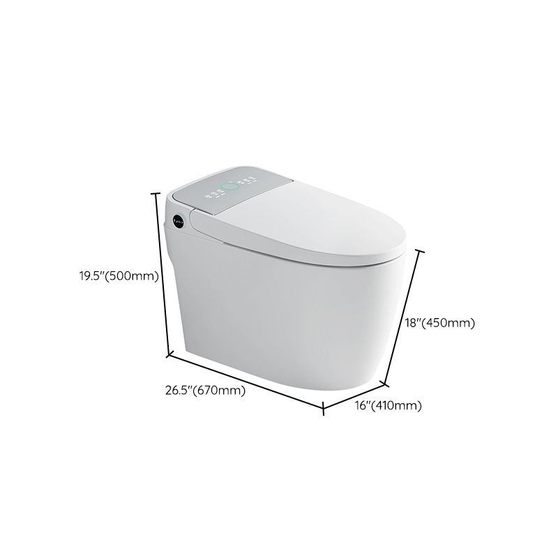Modern Style One Piece Toilet White Urine Toilet for Bathroom