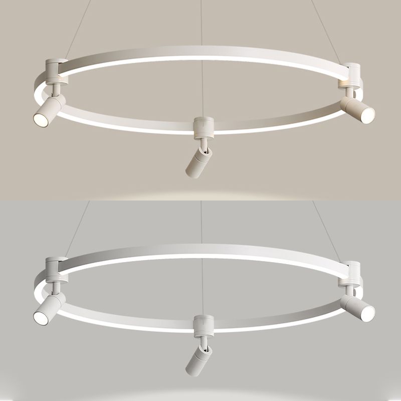 Candeliers contemporáneos accesorios de iluminación colgante orbicular araña de metal orbe para sala de estar