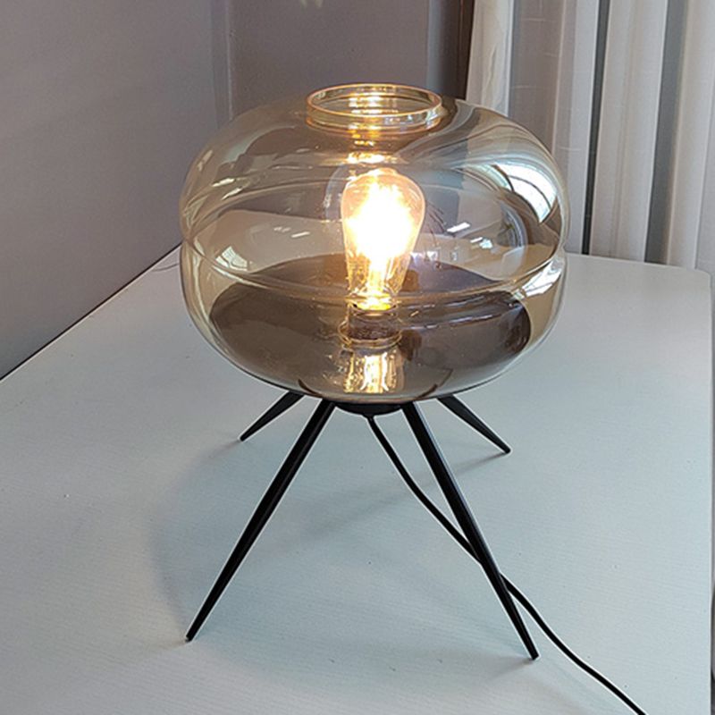Modern Style Table Lamps with Glass Shade for Drawing Room Kid's Bedroom