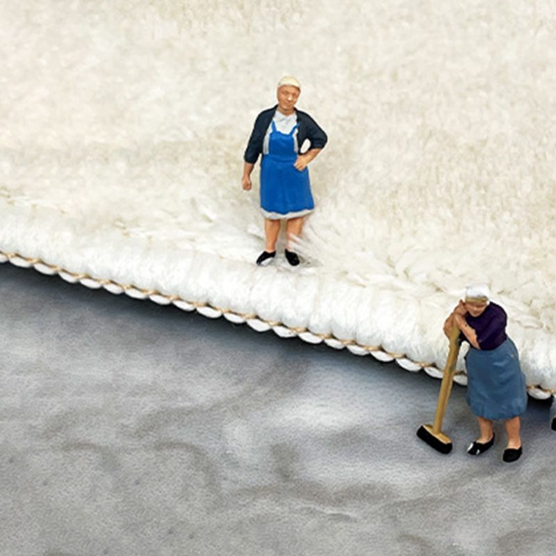 Novelty Irregular Shape Rug Modern Area Rug Polyester Easy Care Carpet for Living Room