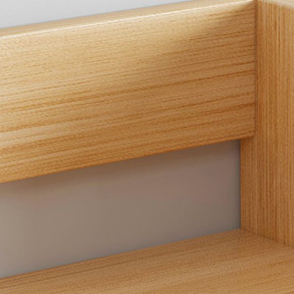 Modern Style Bookshelf Open Back Engineer Wood Bookcase for Home Office