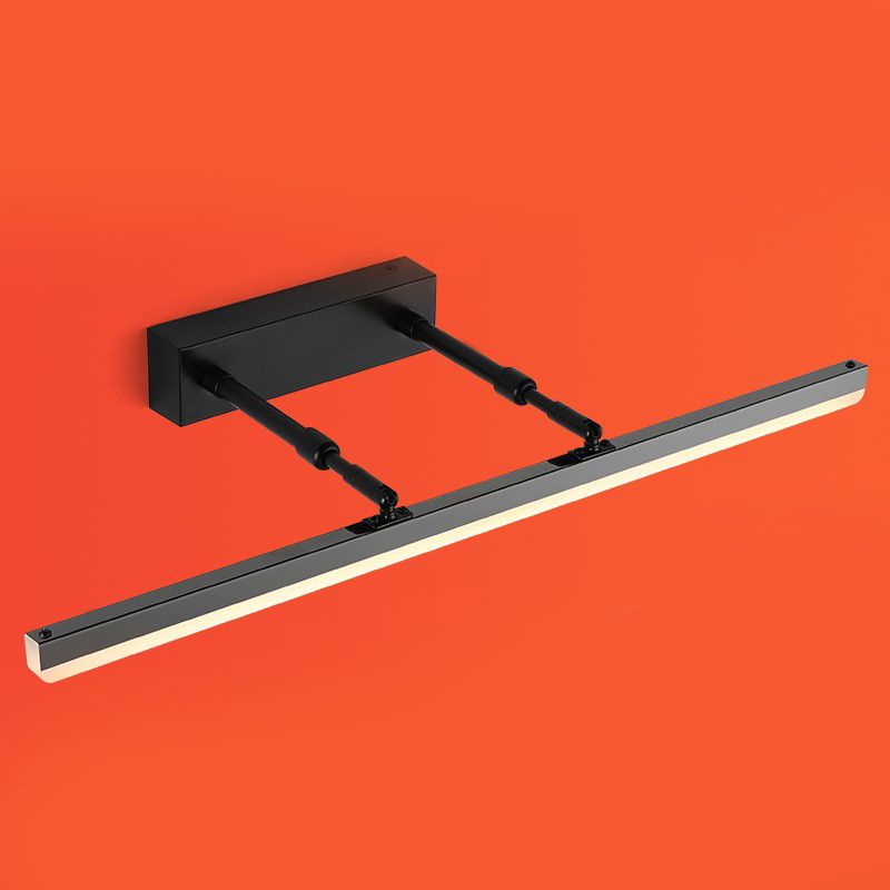 Strip Bathroom Sconce Light Fixture Metal LED Contemporary Wall Mount Light Fixture