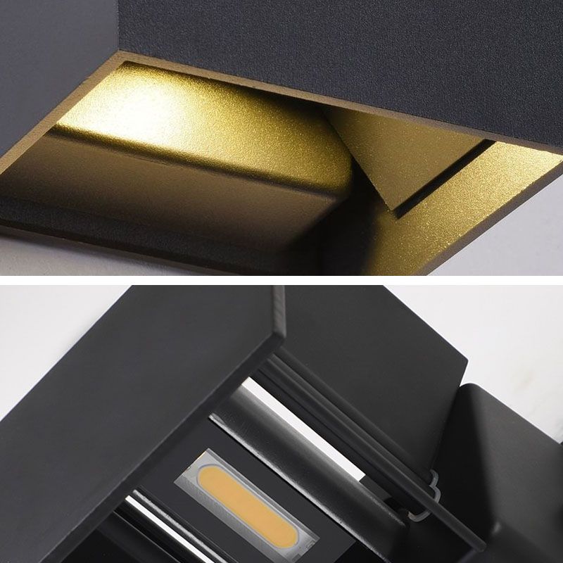 Contemporary Minimalism Wall Light Fixtures for Corridor Hallway with Aluminum Art