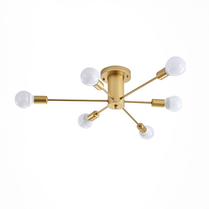 Metal Flush Mount Modern Style Flush Mount Ceiling Light for Banquet Hall