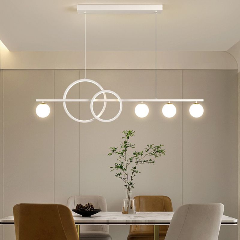 Modernism White Kitchen Island Lighting Acrylic Ceiling Light