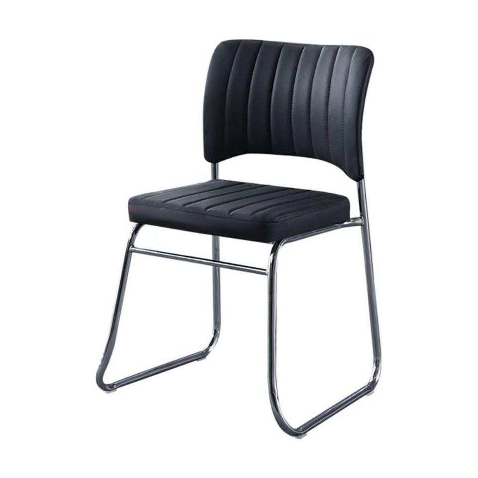 Modern Dining Chair Armless Chairs for Kitchen with Metal Legs