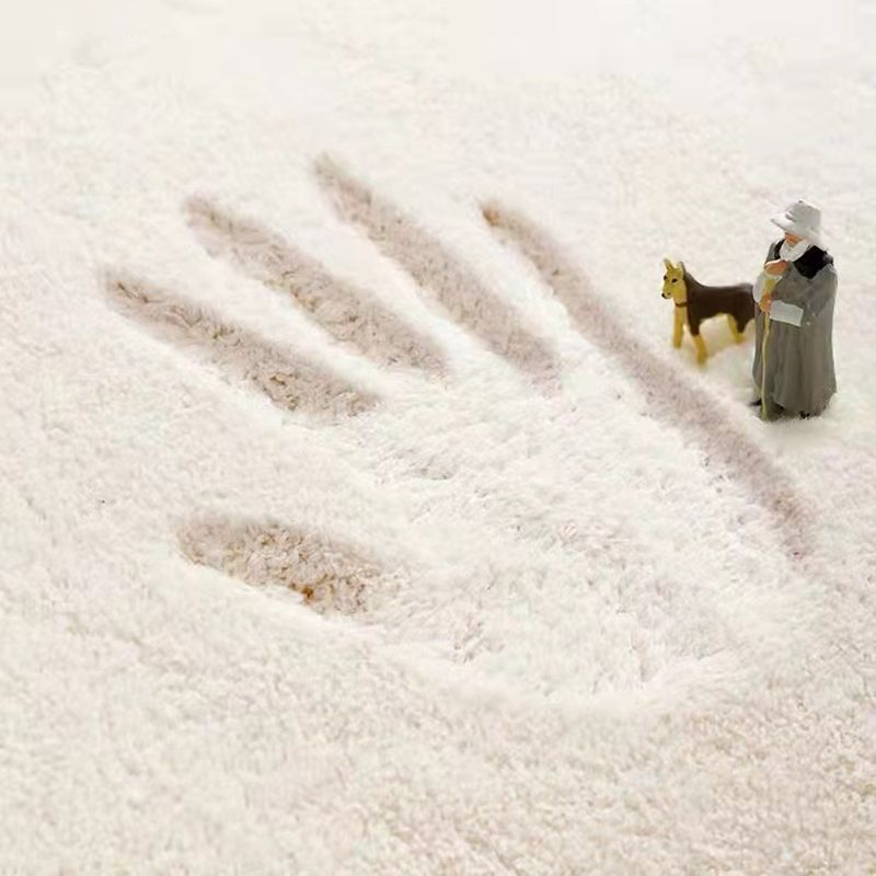 Tapis de couleur polyester beige tapis de couleur non glissant le tapis de support pour décoration intérieure