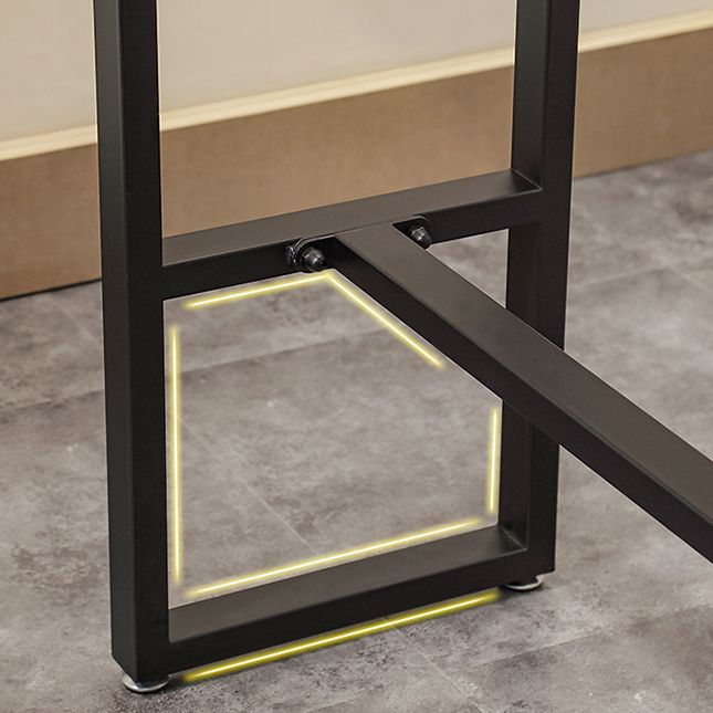 Mesa de barra de boba de madera rectangular moderno barra de interior/mesa de comedor