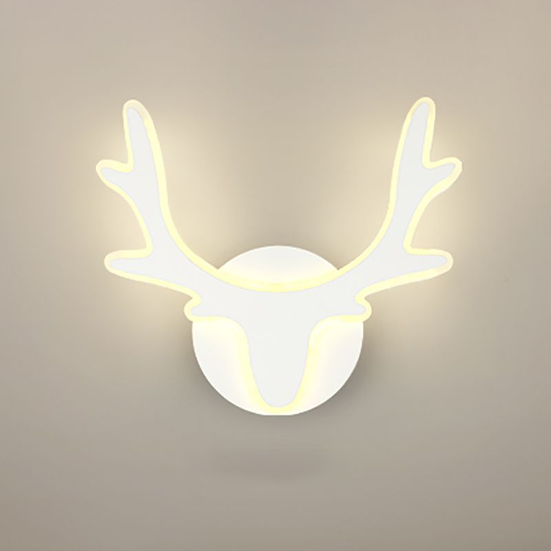 Contemporary Wall Light Geometric Shape LED Wall Sconce with Metal for Living Room