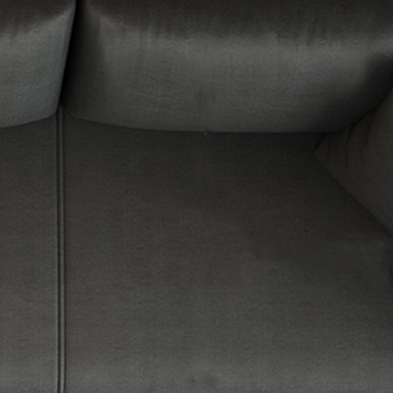 32.28" D x 72.83" W x 33.07" H Faux Leather Tuxedo Arm Sofa with Bolster Pillows