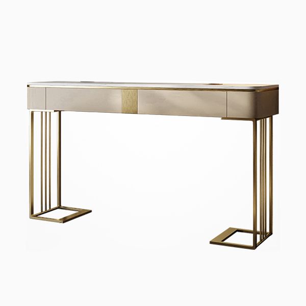 Contemporary Console Accent Table Antique Finish Console Sofa Table with Drawers